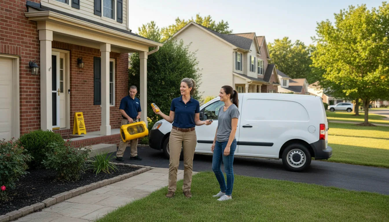 Residential water damage restoration in Oshkosh, WI